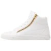 Pier One UNISEX - Sneakers Alte - White/gold-coloured -Offerta Economica Pier One 2eb60e690c57403a8fbe9a39ac01215d