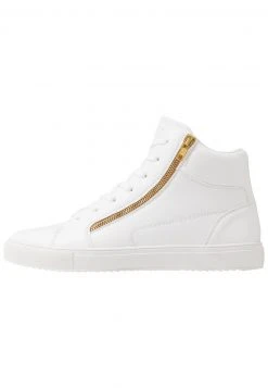 Pier One UNISEX - Sneakers Alte - White/gold-coloured