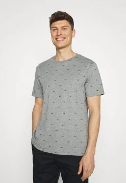 Pier One Uomo T-shirt Con Stampa - Grey