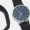 Pier One SET UNISEX - Orologio - Black -Offerta Economica Pier One 2f843154a1264292adbbbca685f73e6b