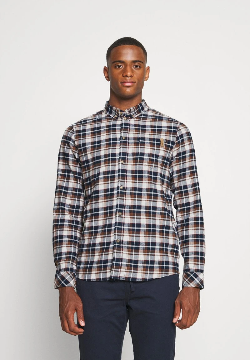 Pier One Uomo Camicia - Dark Blue/brown 3 Pier One Uomo Camicia - Dark Blue/brown