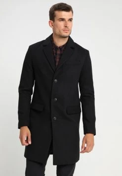 Pier One Uomo Cappotto Classico - Black