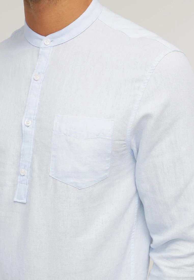 Pier One Uomo Camicia - Light Blue 7 Pier One Uomo Camicia - Light Blue - immagine 5