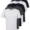 Pier One Uomo 5 PACK - T-shirt Basic - Dark Blue/grey/khaki -Offerta Economica Pier One 325cf046ffc64432affa66ab60fd39f6