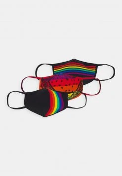 Pier One 3 PACK UNISEX - Maschera In Tessuto - Black/multi-coloured