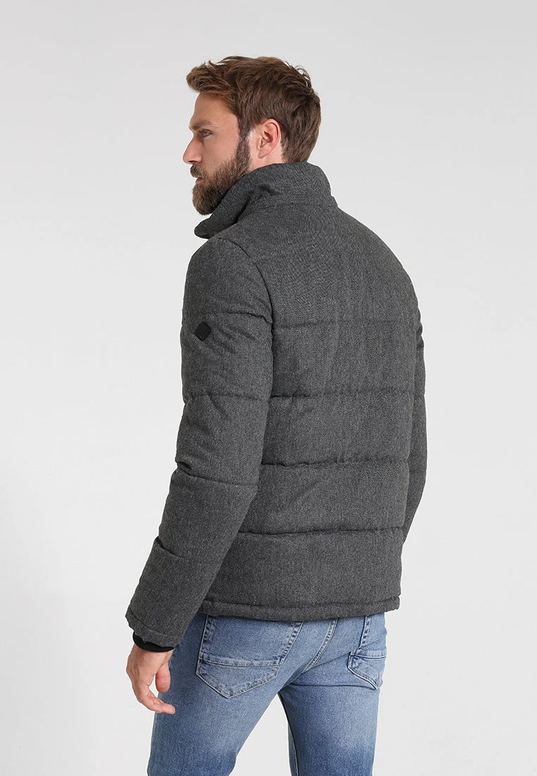Pier One Uomo HOODED - Giacca Invernale - Grey Melange 6 Pier One Uomo HOODED - Giacca Invernale - Grey Melange - immagine 4