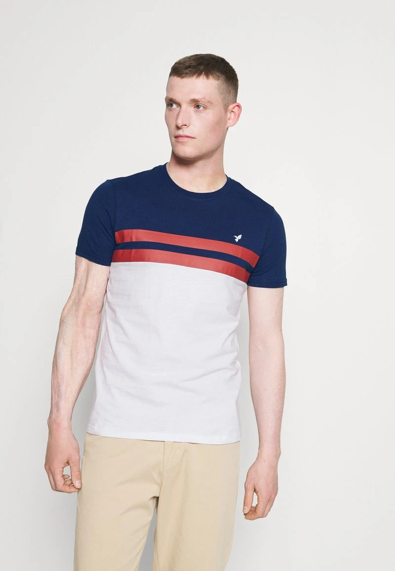 Pier One Uomo T-shirt Con Stampa - Blue/red 3 Pier One Uomo T-shirt Con Stampa - Blue/red