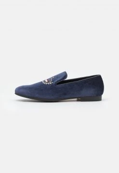 Pier One Uomo Scarpe Senza Lacci - Blue