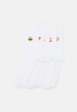 Pier One Uomo 5 PACK - Calze - White