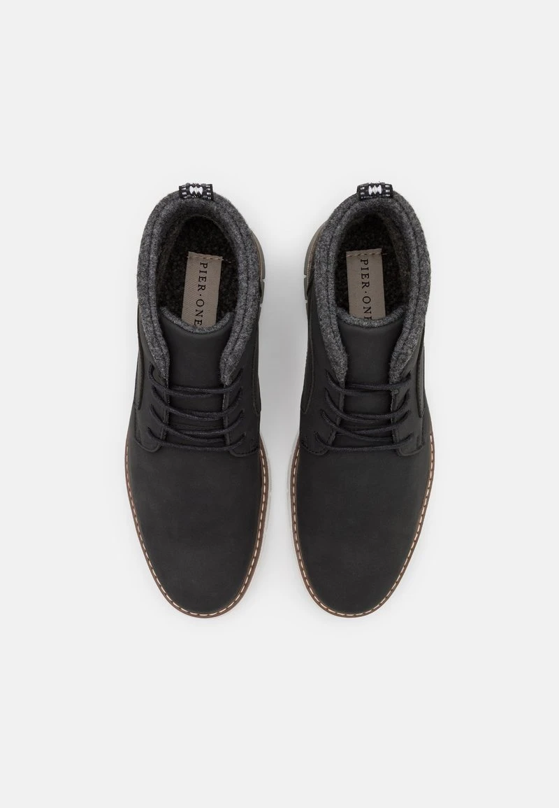 Pier One Uomo Stringate Sportive - Black 6 Pier One Uomo Stringate Sportive - Black - immagine 4