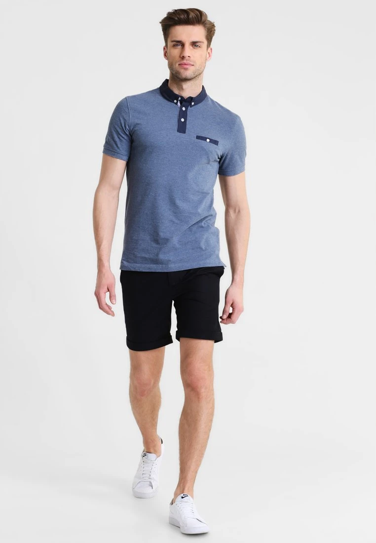 Pier One Uomo Polo - Blue Melange 4 Pier One Uomo Polo - Blue Melange - immagine 2