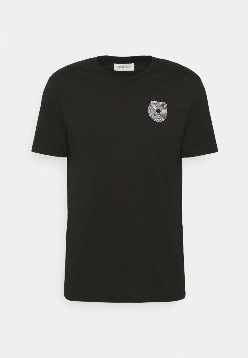 Pier One Uomo T-shirt Con Stampa - Black 7 Pier One Uomo T-shirt Con Stampa - Black - immagine 5