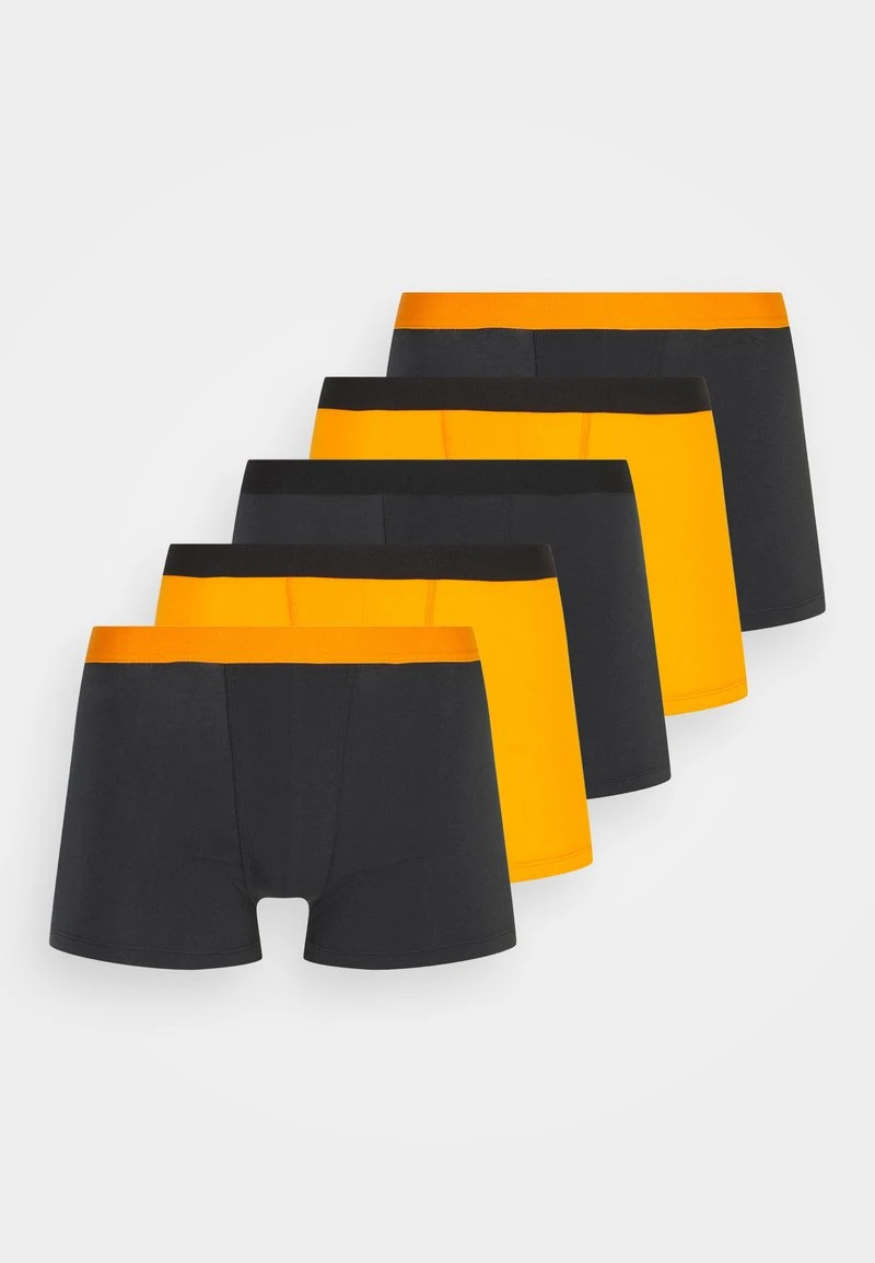 Pier One Uomo 5 PACK - Culotte - Black/orange 8 Pier One Uomo 5 PACK - Culotte - Black/orange - immagine 6