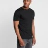 Pier One Uomo 3 PACK - T-shirt Basic - Black -Offerta Economica Pier One 3f84f52aa8f34238a8a149745deb01c0