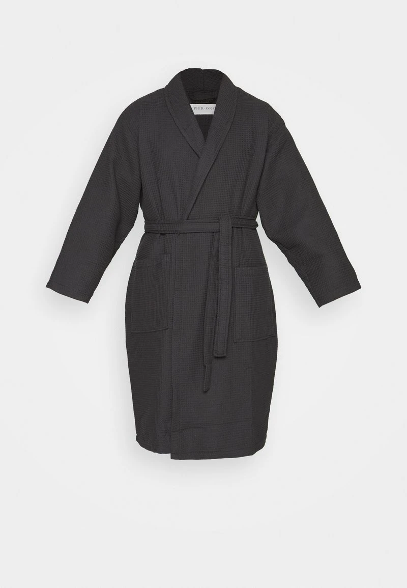 Pier One Uomo Accappatoio - Black 6 Pier One Uomo Accappatoio - Black - immagine 4
