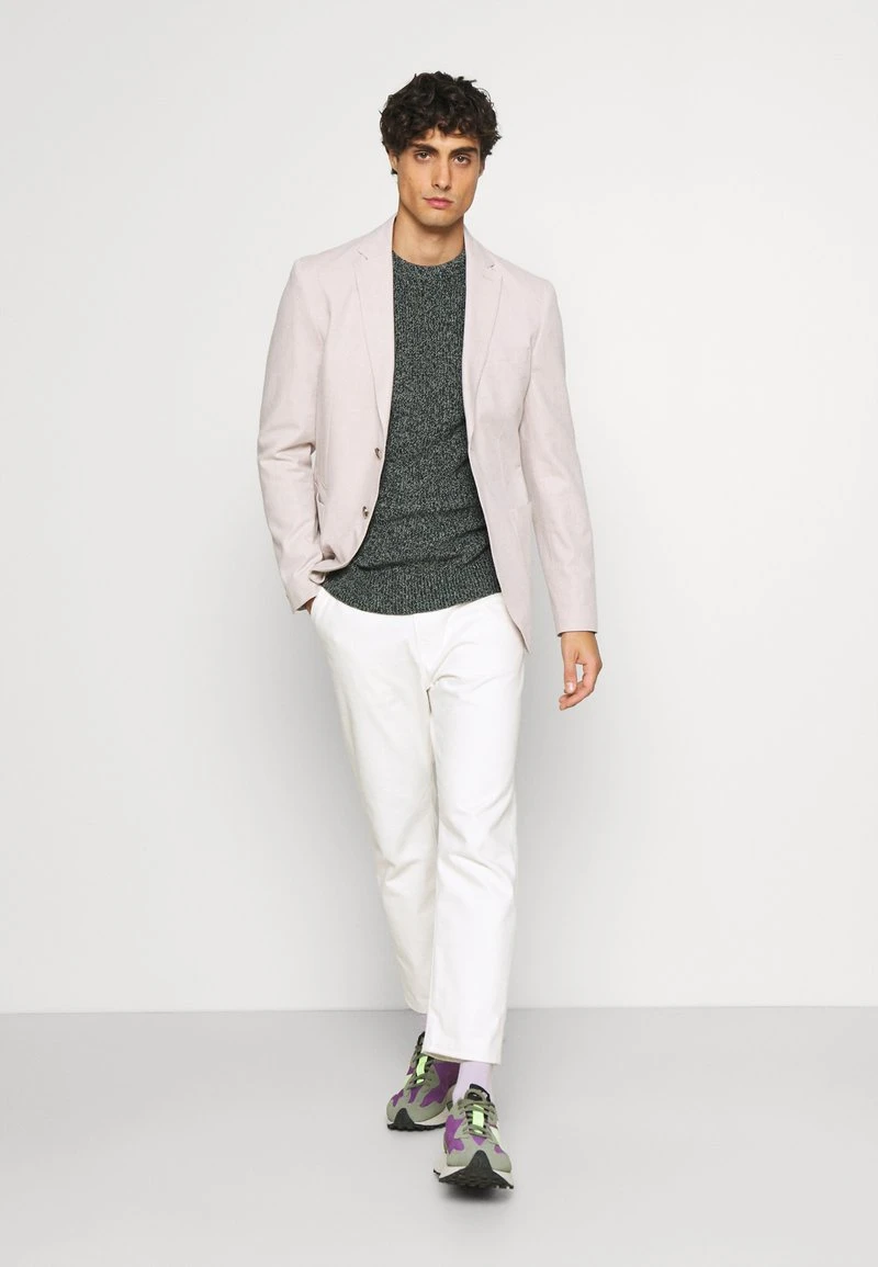 Pier One Uomo MULTICOLOUR HALF CARDIGAN JUMPER - Maglione - Dark Green 4 Pier One Uomo MULTICOLOUR HALF CARDIGAN JUMPER - Maglione - Dark Green - immagine 2