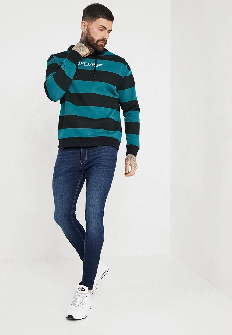 Pier One Uomo Jeans Skinny Fit - Dark-blue Denim 4 Pier One Uomo Jeans Skinny Fit - Dark-blue Denim - immagine 2