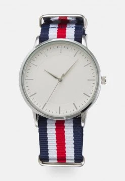 Pier One UNISEX - Orologio - Silver/blue/red