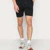Pier One Uomo 3 PACK - Shorts - Black/grey/green -Offerta Economica Pier One 427b042545424f8ca0d38e933649b6a4