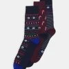 Pier One Uomo XMAS GIFT BOX 3 PACK - Calze - Dark Blue/bordeaux/red -Offerta Economica Pier One 43ef96180f1f4cde8bf712b75f0eca23