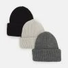 Pier One 3 PACK UNISEX - Berretto - Black/dark Grey/off-white 6 Pier One 3 PACK UNISEX - Berretto - Black/dark Grey/off-white -Offerta Economica Pier One 452f7f26e6c34026b112dcd8b7ade1db