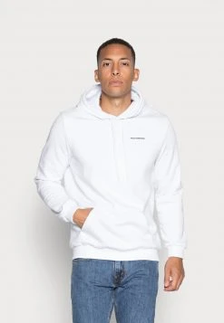 Pier One UNISEX - Felpa Con Cappuccio - White