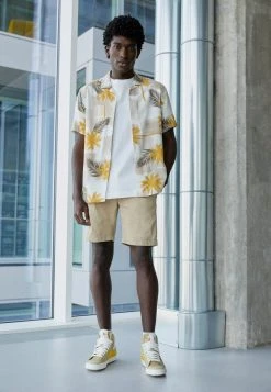 Pier One Uomo 2 PACK - Shorts - Dark Blue/tan