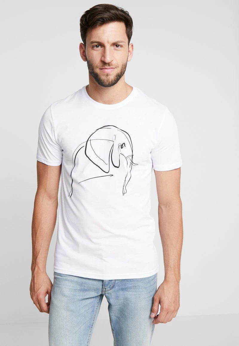 Pier One Uomo T-shirt Con Stampa - White 3 Pier One Uomo T-shirt Con Stampa - White