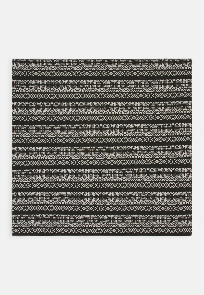 Pier One BANDANAS 3 PACK UNISEX - Foulard - Black/khaki/blue 5 Pier One BANDANAS 3 PACK UNISEX - Foulard - Black/khaki/blue - immagine 3