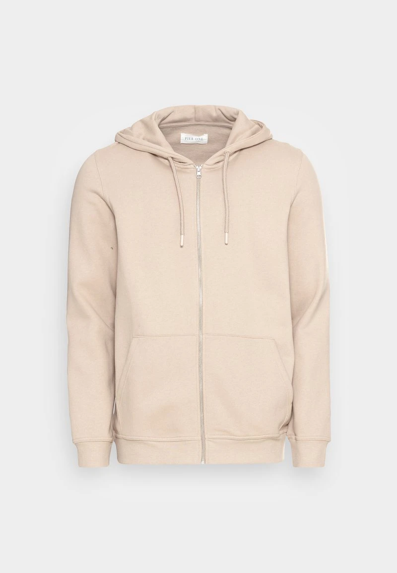 Pier One Uomo Felpa Con Zip - Tan 6 Pier One Uomo Felpa Con Zip - Tan - immagine 4