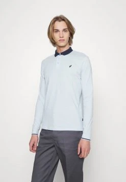 Pier One Uomo MUSCLE FIT - Polo - Light Blue