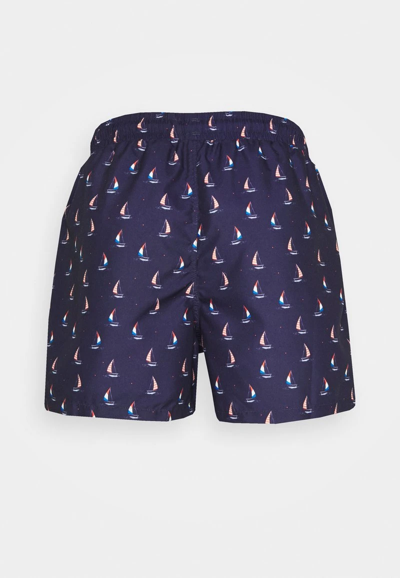 Pier One Uomo Shorts Da Mare - Dark Blue 4 Pier One Uomo Shorts Da Mare - Dark Blue - immagine 2