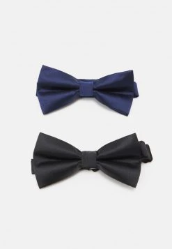 Pier One Uomo 2 PACK - Papillon - Black/dark Blue