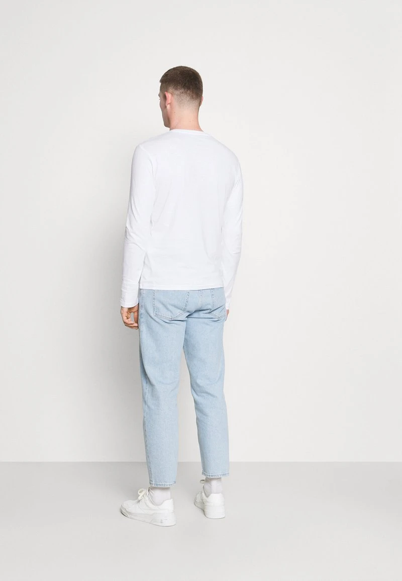 Pier One Uomo 5 PACK - Maglietta A Manica Lunga - White/dark Blu/grey 5 Pier One Uomo 5 PACK - Maglietta A Manica Lunga - White/dark Blu/grey - immagine 3