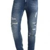 Pier One Uomo Jeans Skinny Fit - Dark Blue Denim -Offerta Economica Pier One 50264ad0c77d49749c89b191dc53355e