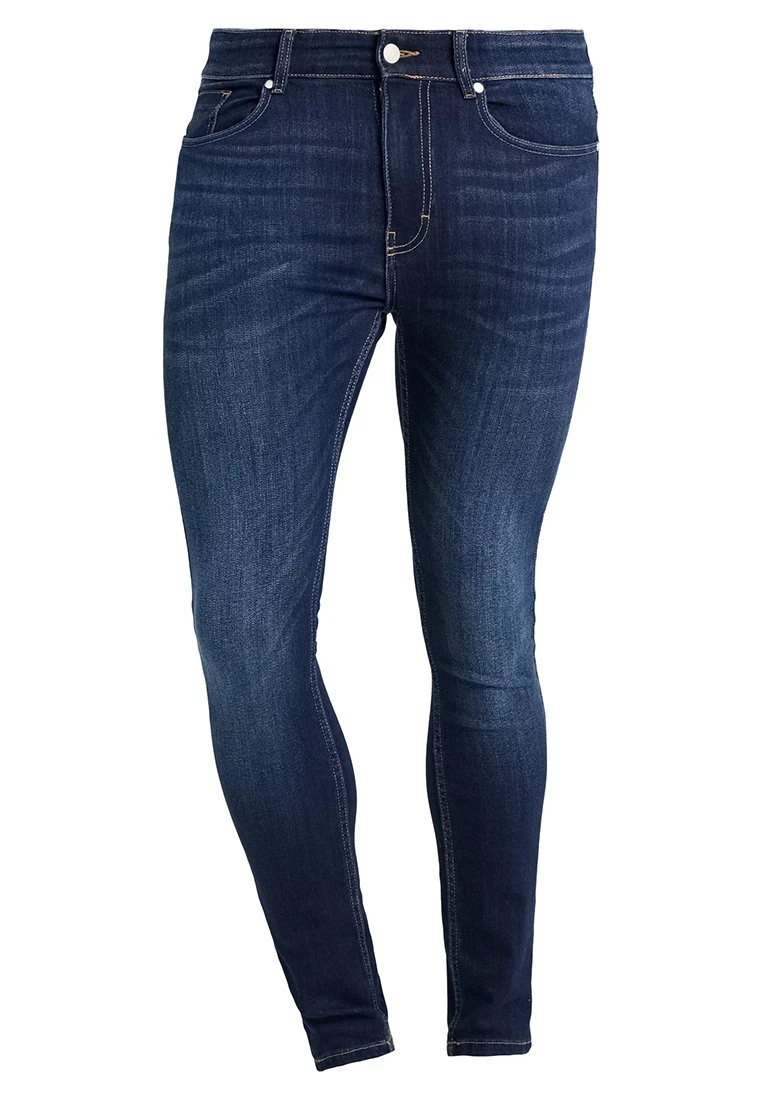 Pier One Uomo Jeans Skinny Fit - Dark-blue Denim 6 Pier One Uomo Jeans Skinny Fit - Dark-blue Denim - immagine 4