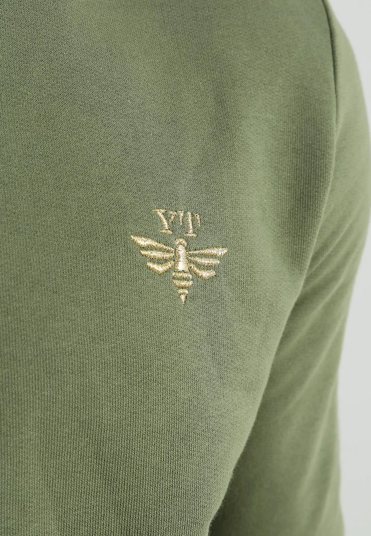 Pier One Uomo Felpa Con Cappuccio - Khaki 8 Pier One Uomo Felpa Con Cappuccio - Khaki - immagine 6