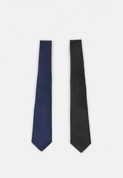 Pier One Uomo 2 PACK - Cravatta - Black/blue