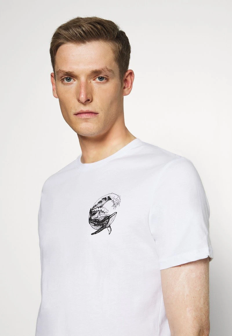 Pier One Uomo T-shirt Con Stampa - White 7 Pier One Uomo T-shirt Con Stampa - White - immagine 5