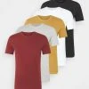 Pier One Uomo 5 PACK - T-shirt Basic - Brown/white/black -Offerta Economica Pier One 5678841ae5a9410890b230c08f47da25