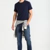 Pier One Uomo T-shirt Basic - Dark Blue -Offerta Economica Pier One 580968faa9fb452abed9f29a91e0647a
