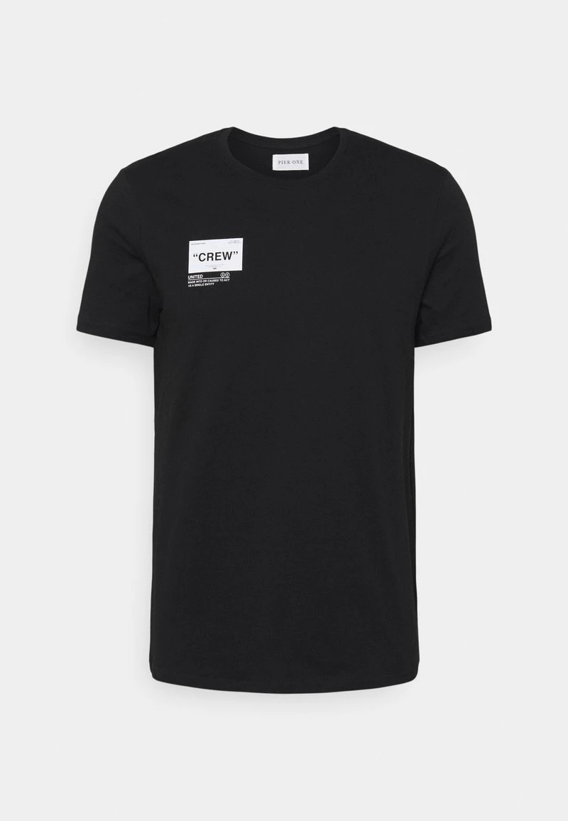 Pier One Uomo T-shirt Con Stampa - Black 10 Pier One Uomo T-shirt Con Stampa - Black - immagine 8