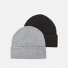 Pier One 2 PACK UNISEX - Berretto - Black/grey -Offerta Economica Pier One 5a346eace2fc4c9fbbfd7a361ad1da15