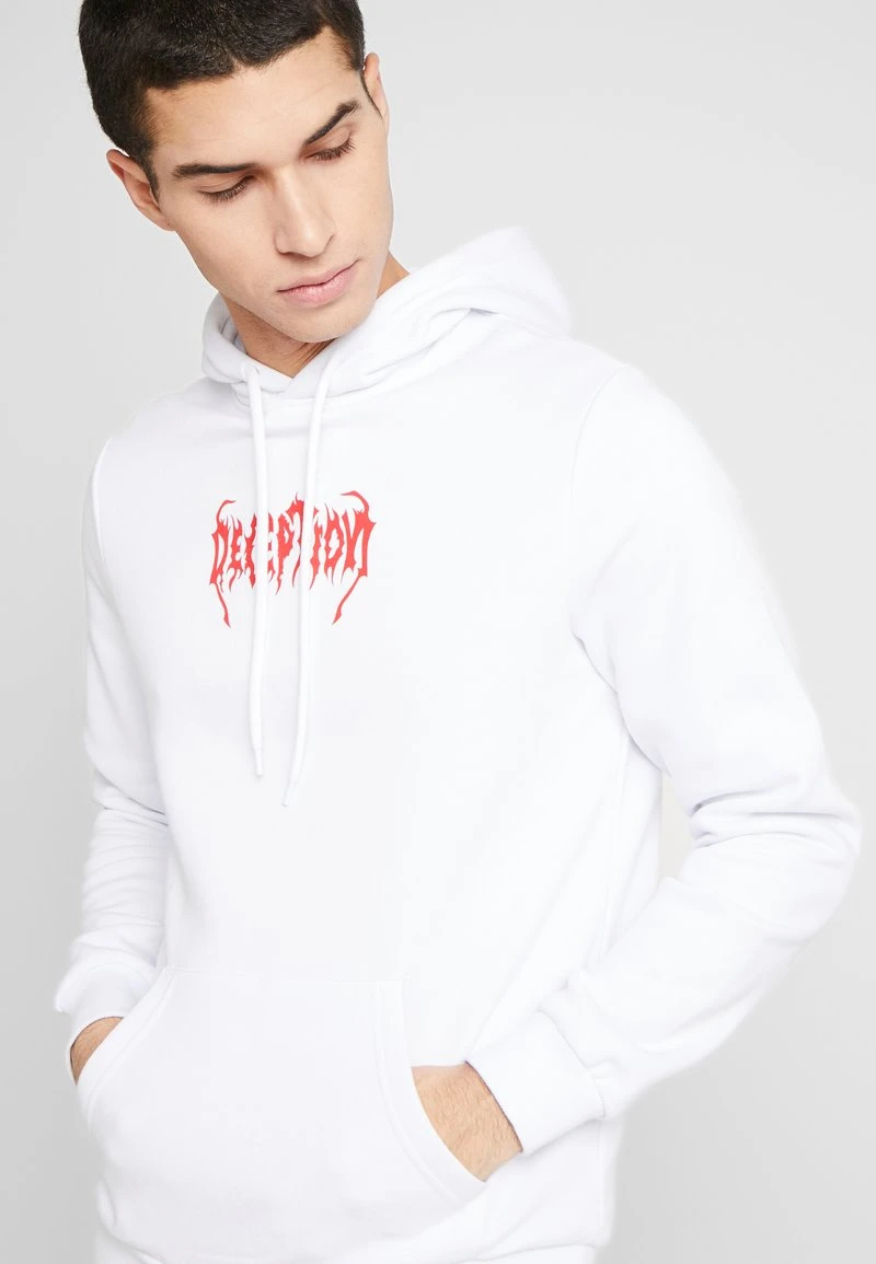 Pier One UNISEX - Felpa Con Cappuccio - White 7 Pier One UNISEX - Felpa Con Cappuccio - White - immagine 5