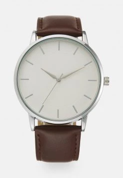 Pier One Unisex Orologio - Brown/silvercoloured
