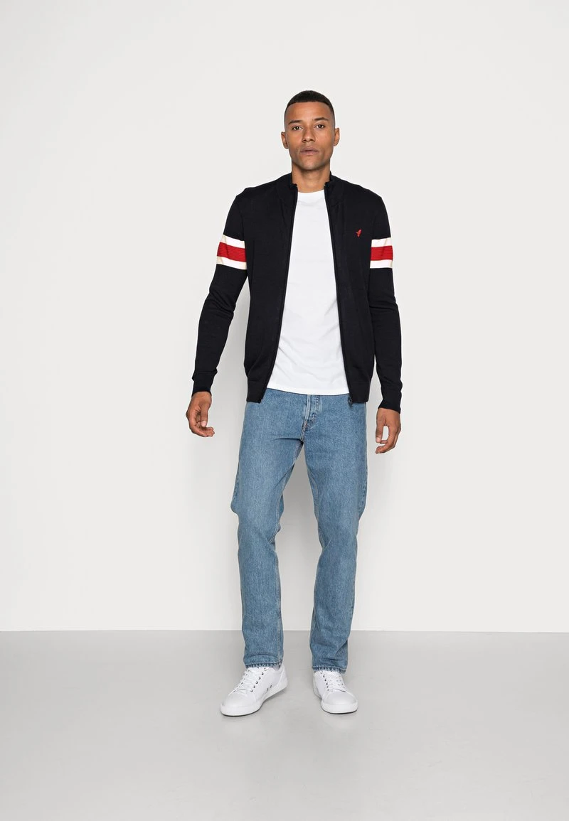 Pier One Uomo Cardigan - Dark Blue 4 Pier One Uomo Cardigan - Dark Blue - immagine 2