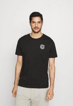 Pier One Uomo T-shirt Con Stampa - Black