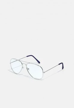 Pier One UNISEX - Occhiali Anti Luce Blu - Silver-coloured