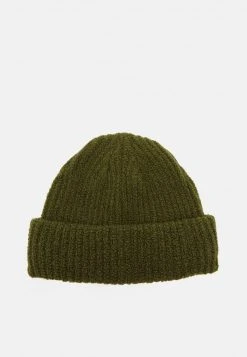 Pier One SHORT MICRO BEANIE UNISEX - Berretto - Green