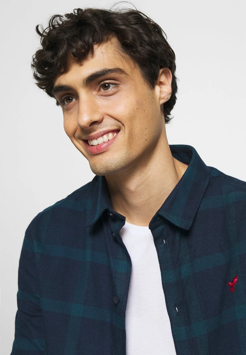 Pier One Uomo Camicia - Dark Blue/teal 7 Pier One Uomo Camicia - Dark Blue/teal - immagine 5